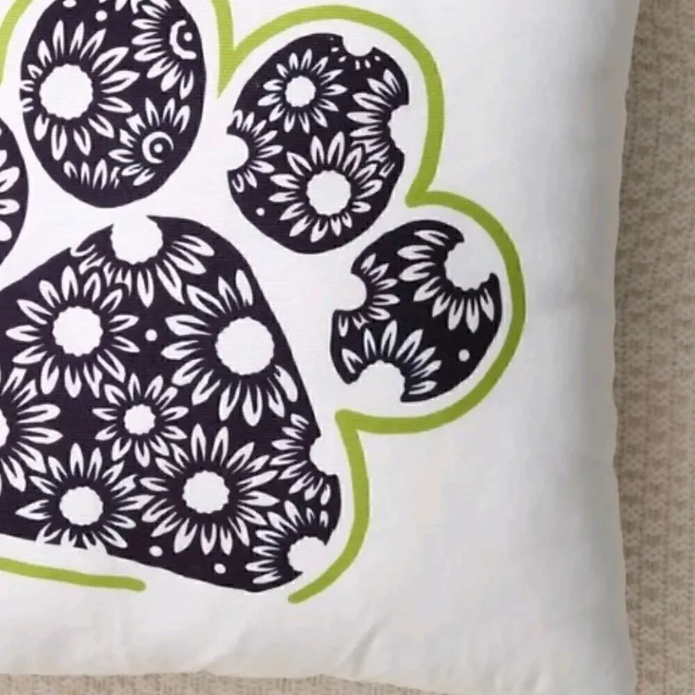Paw Design Accent Pillow Covers Pillowcase - Picture 2 of 4